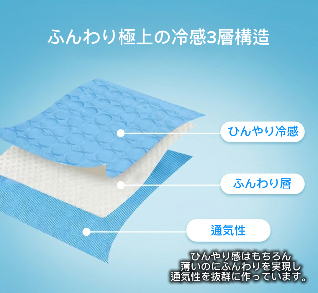 ひんやり夏用マット